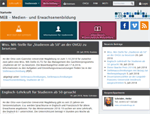 Tablet Screenshot of meb.ovgu.de