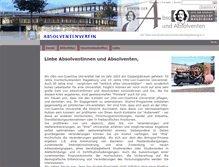 Tablet Screenshot of absolventenverein.ovgu.de