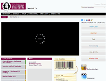 Tablet Screenshot of campustv.ovgu.de