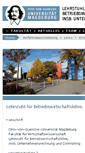Mobile Screenshot of bwl1.ovgu.de