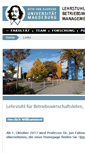 Mobile Screenshot of mansci.ovgu.de