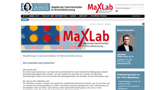 Desktop Screenshot of maxlab.ovgu.de